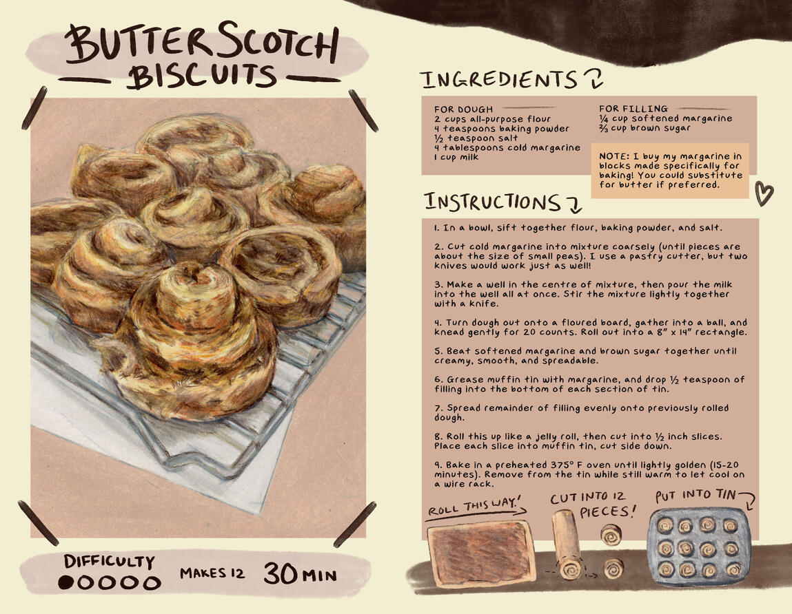 Butterscotch Biscuits by Monique Germain